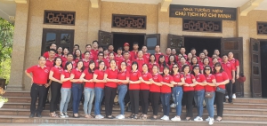 Lớp Trung cấp lý luận chính trị - hành chính khóa 49 đi thực tế tại xã Nghi Yên, huyện Nghi Lộc, tỉnh Nghệ An
