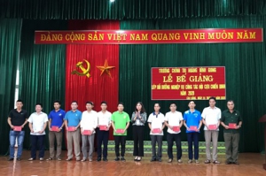 Trường Chính trị Hoàng Đình Giong phối hợp với Hội Cựu chiến binh tỉnh tổ chức lớp Bồi dưỡng nghiệp vụ công tác Hội Cựu chiến binh 2020
