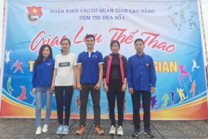 Đoàn Trường Chính trị Hoàng Đình Giong tham gia giao lưu thể thao thi đấu trò chơi dân gian và gặp mặt chia sẻ kinh nghiệm công tác đoàn, phong trào thanh niên năm 2018