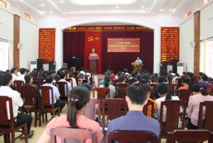 Khai giảng Lớp Trung cấp lý luận chính trị - hành chính khóa 71 (huyện Hà Quảng)