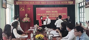 Hội nghị công bố Quyết định bổ nhiệm Phó Hiệu trưởng  Trường Chính trị Hoàng Đình Giong tỉnh Cao Bằng