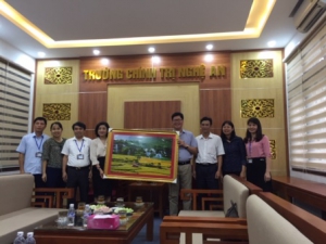Trường Chính trị Hoàng Đình Giong tổ chức Đoàn  đi trao đổi, học tập kinh nghiệm tại Trường Chính trị Hoàng Văn Thụ  tỉnh Lạng Sơn và Trường Chính trị tỉnh Nghệ An