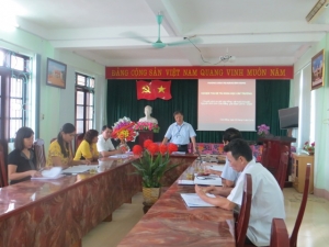 Nghiệm thu đề tài khoa học" Chuyển dịch cơ cấu cây trồng, vật nuôi ở huyện Nguyên Bình tỉnh Cao Bằng giai đoạn 2015-2020"