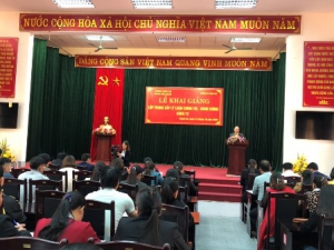 Khai giảng lớp Trung cấp lý luận chính trị - hành chính khóa 72 (huyện Thạch An)