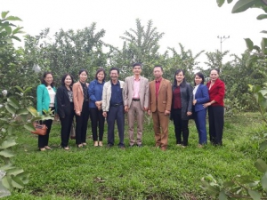 Khoa Lý luận cơ sở tổ chức đi nghiên cứu thực tế  tại phường Hòa Chung, thành phố Cao Bằng