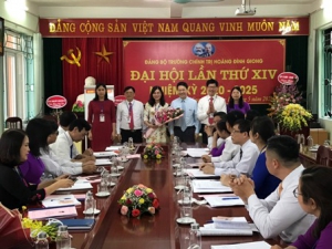 Đại hội Đảng bộ Trường Chính trị Hoàng Đình Giong lần thứ XIV nhiệm kỳ 2020 - 2025