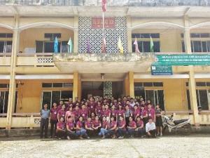 Lớp Trung cấp lý luận chính trị - hành chính khóa 60 đi nghiên cứu thực tế tại xã Nội Thôn, huyện Hà Quảng, tỉnh Cao Bằng