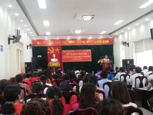 Khai giảng lớp Trung cấp lý luận chính trị - hành chính  khóa 59 (huyện Quảng Uyên)