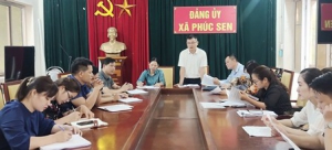 Khoa Nhà nước và pháp luật tổ chức đi nghiên cứu thực tế  tại xã Phúc Sen, huyện Quảng Hòa