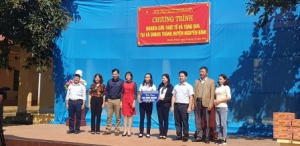 Lớp Bồi dưỡng lãnh đạo cấp phòng (lớp thứ hai)  đi nghiên cứu thực tế tại xã Quang Thành, huyện Nguyên Bình, tỉnh Cao Bằng