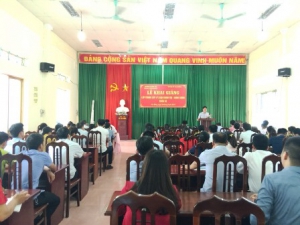 Khai giảng lớp Trung cấp lý luận chính trị - hành chính khóa 63 (huyện Hà Quảng)