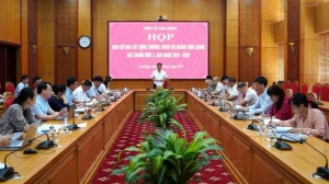 Họp Ban Chỉ đạo xây dựng Trường Chính trị Hoàng Đình Giong đạt chuẩn mức 2, giai đoạn 2026 - 2030