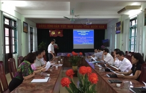 Nghiệm thu đề tài nghiên cứu khoa học cấp trường năm 2017