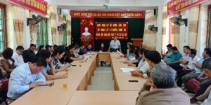 Lớp Bồi dưỡng lãnh đạo cấp phòng (lớp thứ nhất)  đi nghiên cứu thực tế tại xã Đại Sơn, huyện Phục Hòa, tỉnh Cao Bằng
