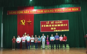 Bế giảng lớp Bồi dưỡng kiến thức quản lý nhà nước cho chính quyền cơ sở lớp thứ nhất và lớp thứ hai năm 2019