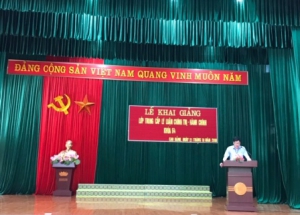 Khai giảng lớp Trung cấp lý luận chính trị - hành chính khóa 64