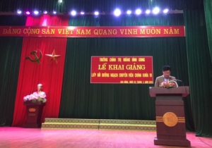 Khai giảng lớp Bồi dưỡng ngạch chuyên viên chính khóa 10