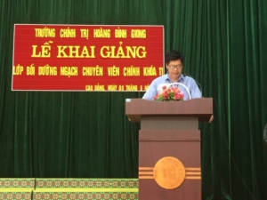 Khai giảng lớp Bồi dưỡng ngạch chuyên viên chính khóa 11