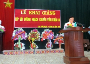 Khai giảng lớp Bồi dưỡng ngạch chuyên viên khóa 69