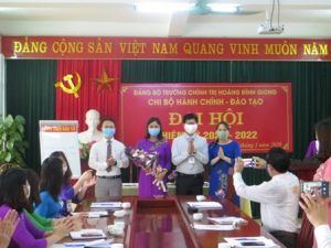 Đại hội Chi bộ Hành chính - Đào tạo  nhiệm kỳ 2020-2022