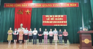 Bế giảng lớp Bồi dưỡng nghiệp vụ công tác Hội Liên hiệp Phụ nữ năm 2021