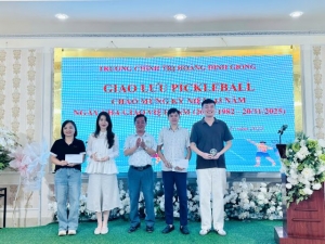 Giao lưu thể thao Pickleball chào mừng Ngày Nhà giáo Việt nam 20/11