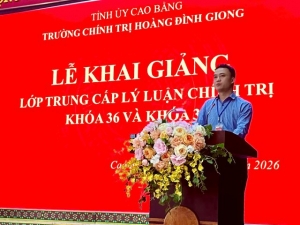 Khai giảng lớp Trung cấp Lý luận chính trị khoá 36 và khóa 37